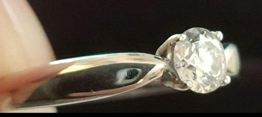 ティファニー ハーモニー ダイヤモンドリング 0.21ct/I/VS1/3EX