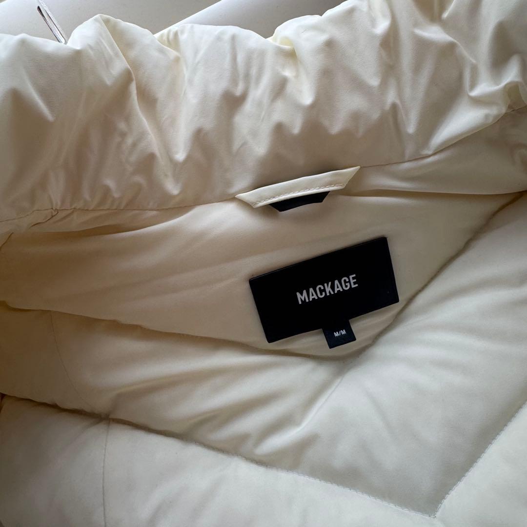 MACKAGE アイボリー ダウンジャケット PATSY-NSR Mサイズ