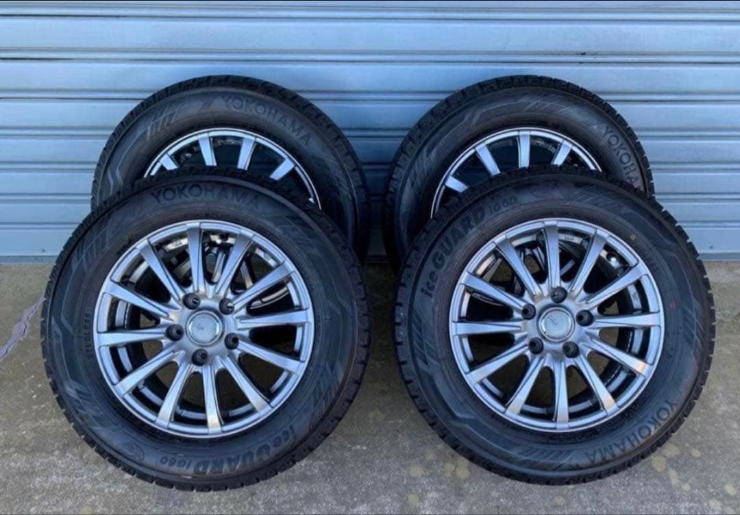 ヨコハマ iceGUARD iG60スタッドレス195/65R15アルミ付②