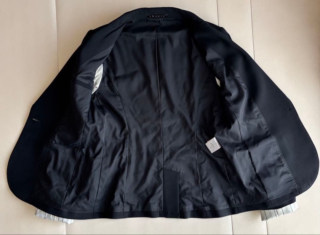 theory ブラックパンツスーツ上下セット