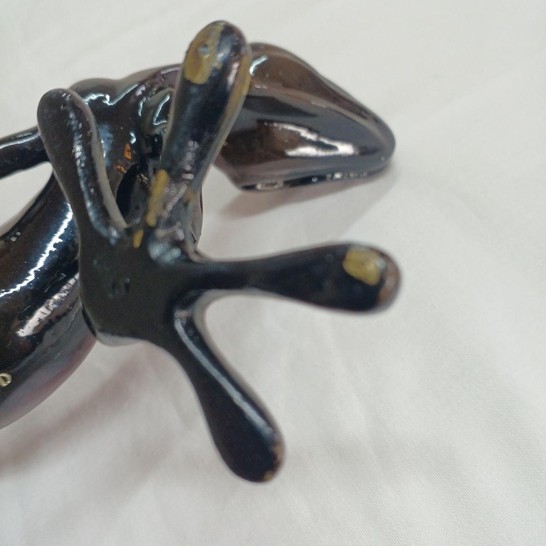 ヤモリ　トカゲ　K. Cantrell作Gecko 　置物　限定作品　合金メタル
