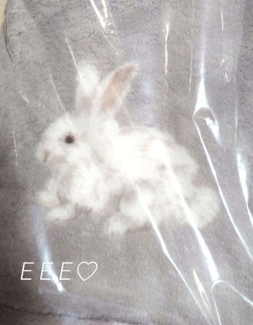 正規品♡新品 ジェラートピケ ラビット柄毛布 ブランケット マルチカバー