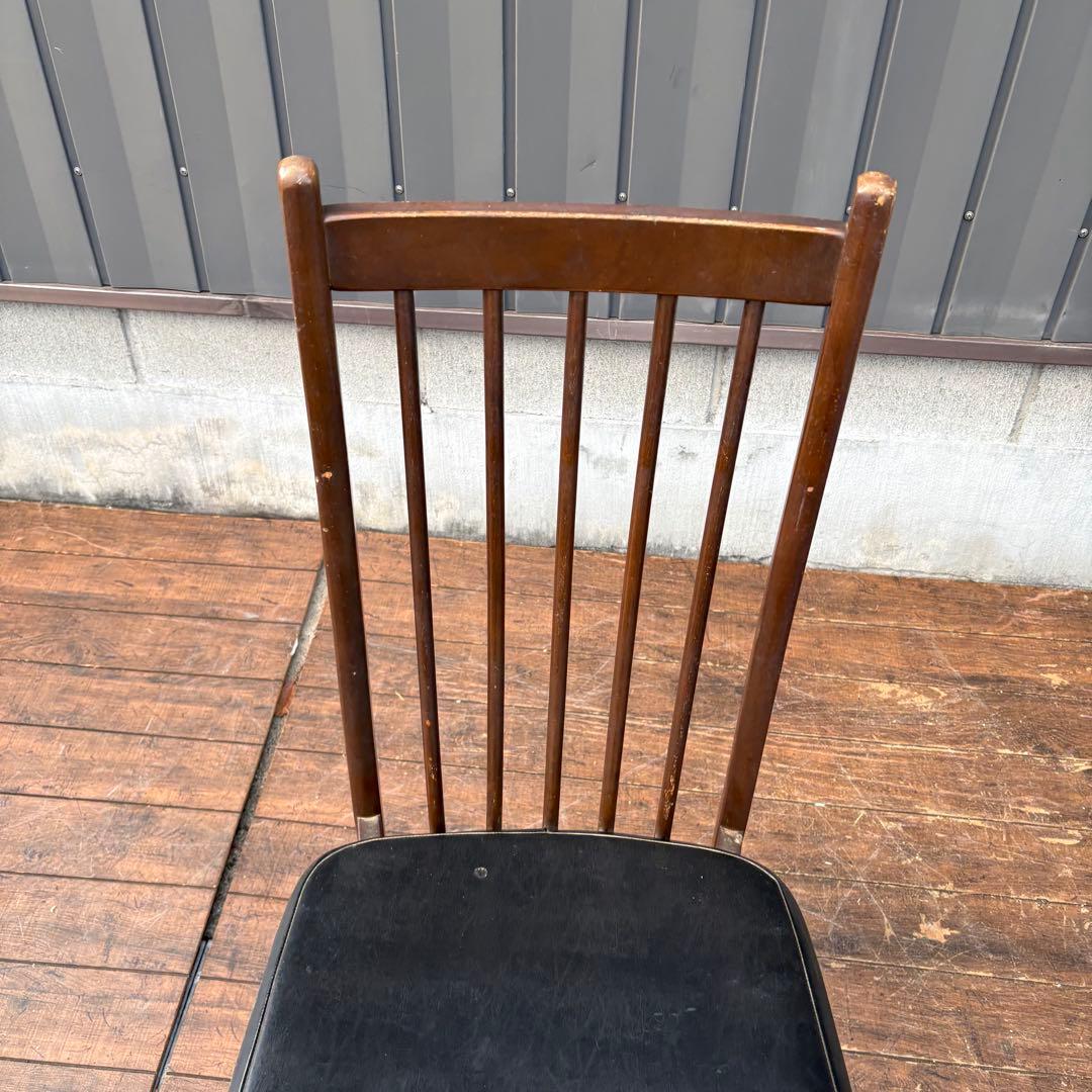 ②ヴィンテージ ミッドセンチュリー 木製椅子 ダイニングチェア ダイニングチェア