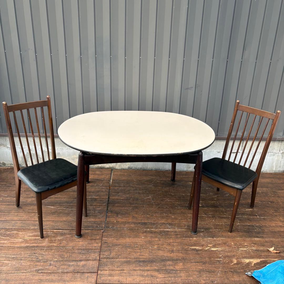 ②ヴィンテージ ミッドセンチュリー 木製椅子 ダイニングチェア ダイニングチェア