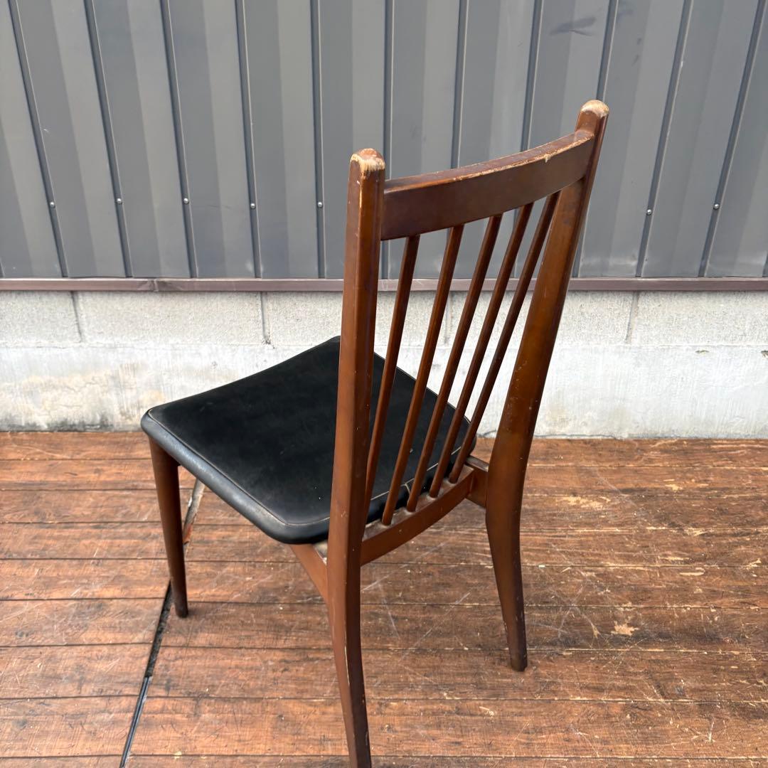 ②ヴィンテージ ミッドセンチュリー 木製椅子 ダイニングチェア ダイニングチェア