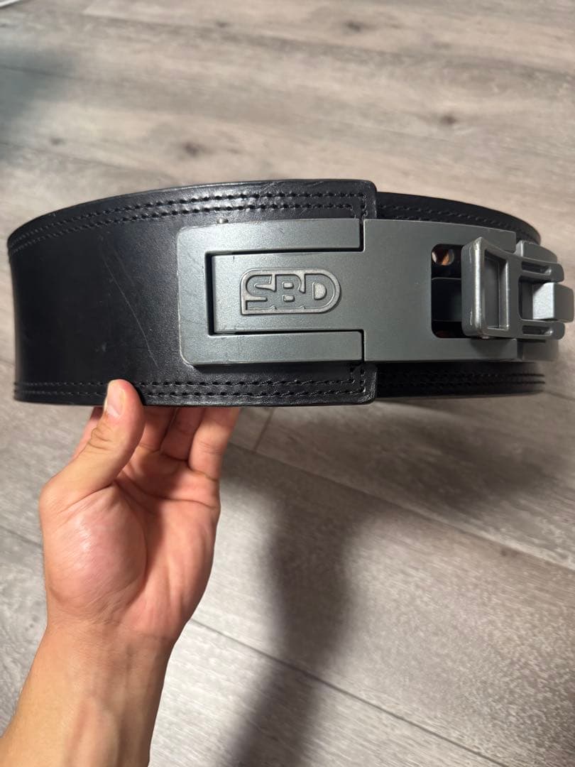 SBD POWERLIFTING トレーニングベルト 黒