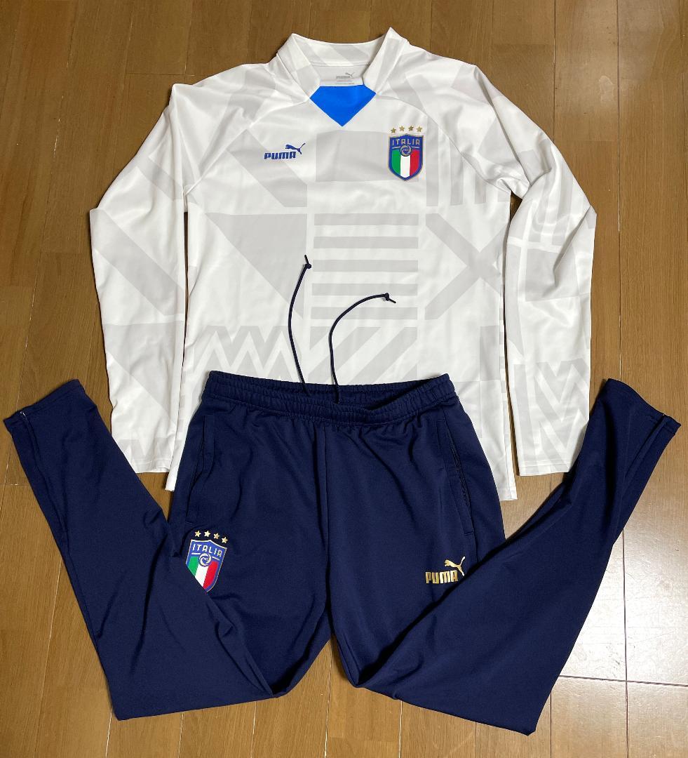 イタリア代表 2022 プレマッチセットアップ ホワイト 海外Ｍサイズ 正規品