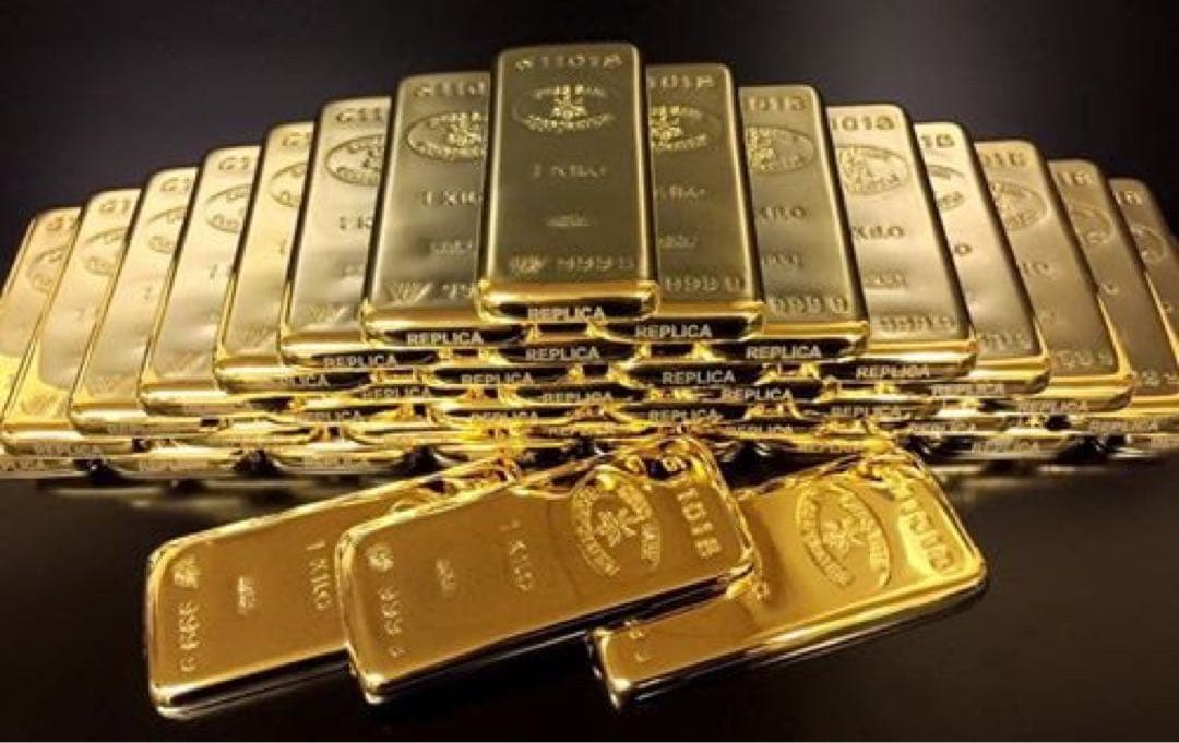 貴金属店☆展示用☆レプリカ延べ板24Kの1kgタイプ/☆新品☆10個