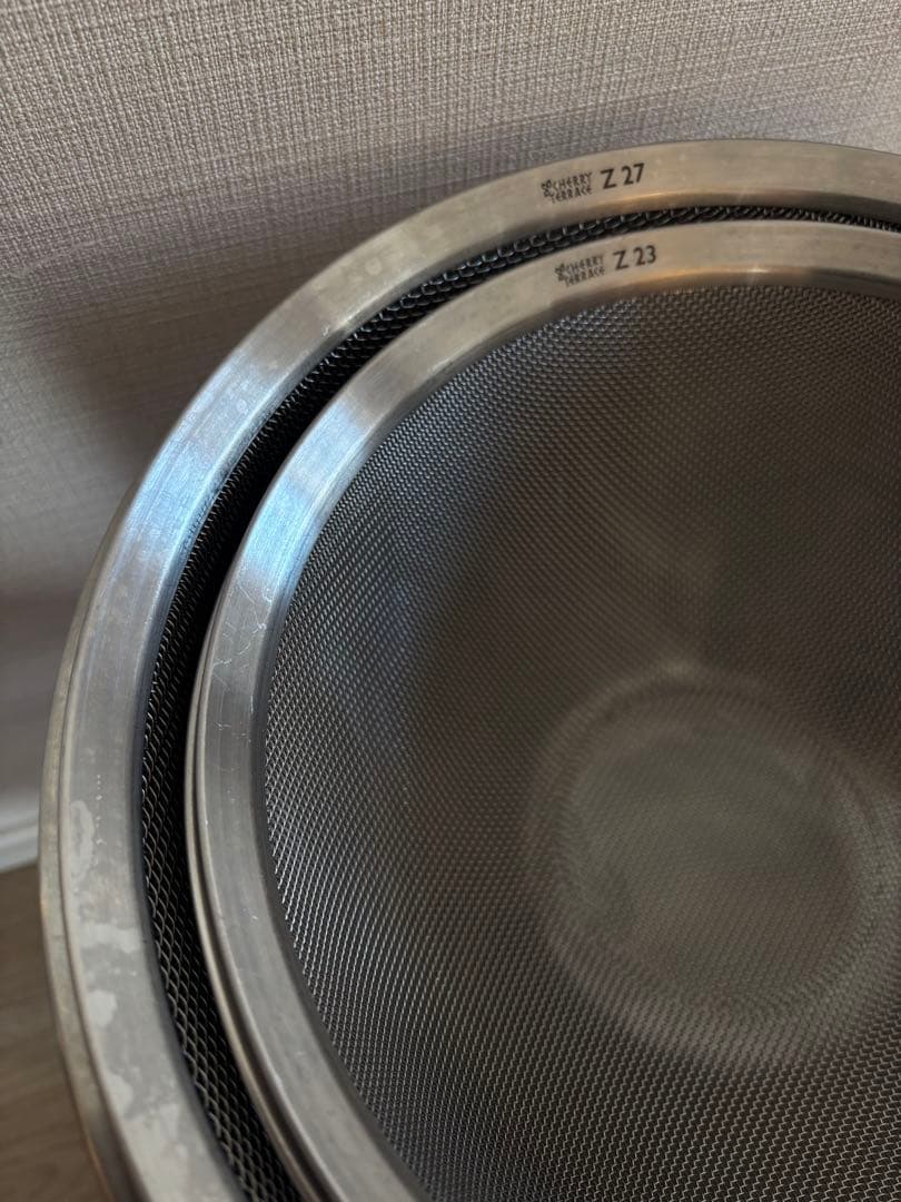 チェリーテラス　ボウル&ザル　L&LL 27cm 23cm