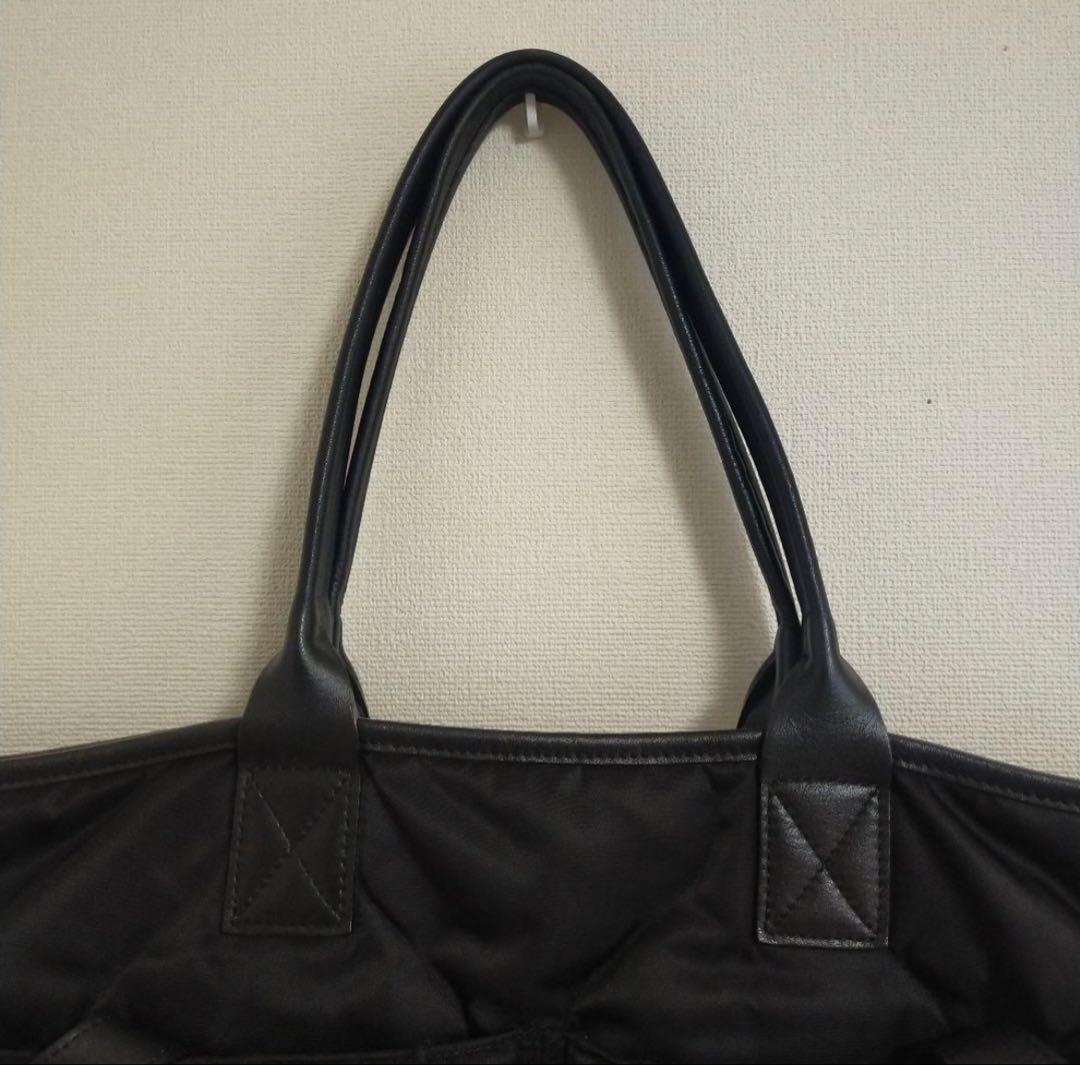 WTAPS ブラック ナイロン トートバッグ