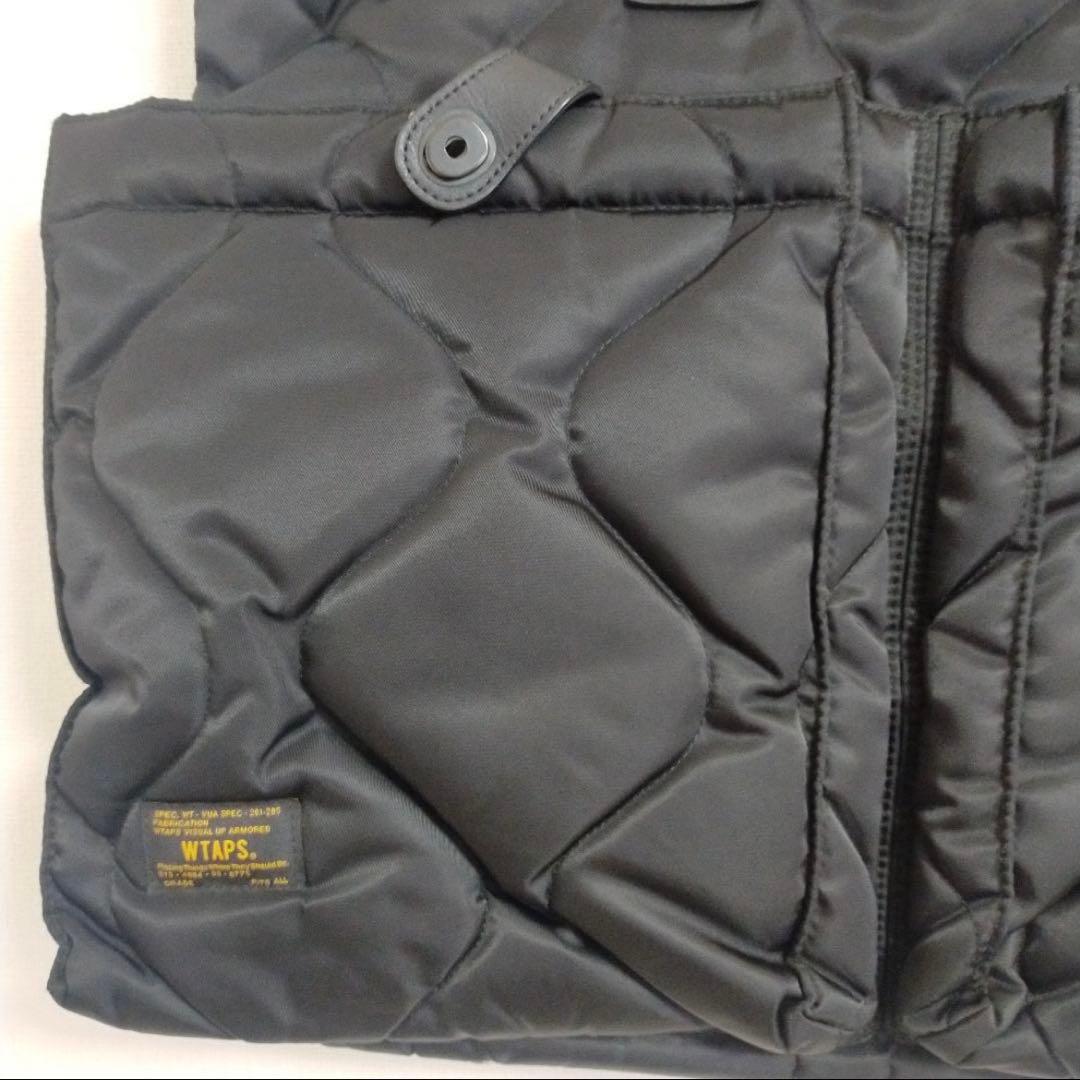 WTAPS ブラック ナイロン トートバッグ