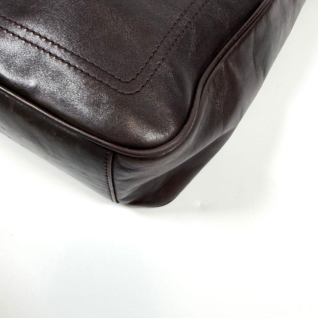 【美品】Bally バリー　トートバッグ　2way トレインスポッティング　濃茶