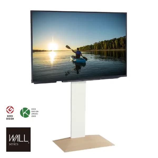 WALLテレビスタンド V3 ハイタイプ ホワイトオークベース