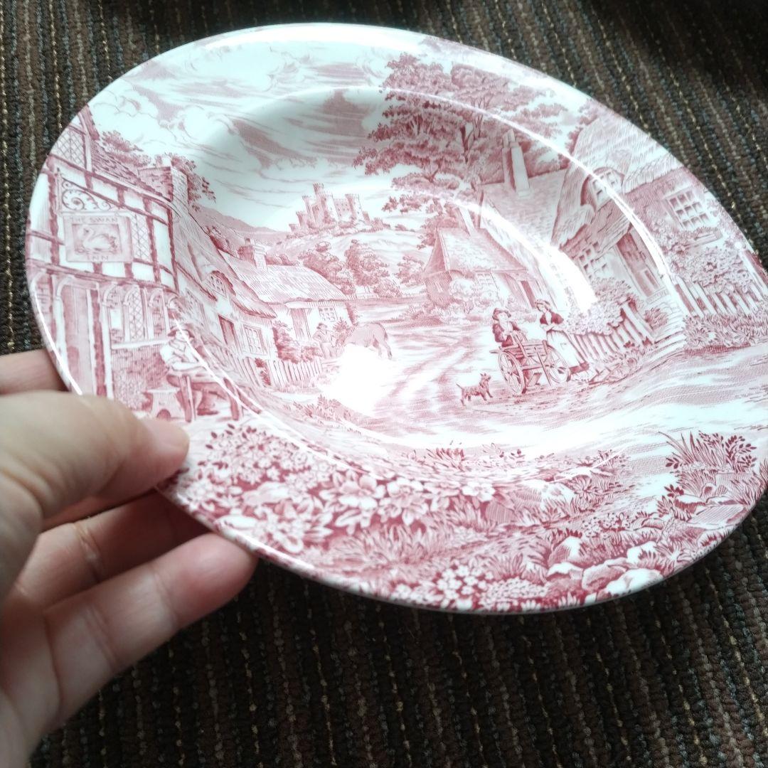 【美品】イギリス　ENOCH 　スープ皿　４枚