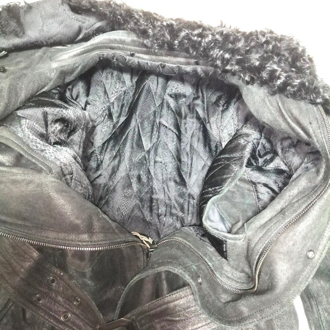 schorl 牛革本革　トレンチコート？？