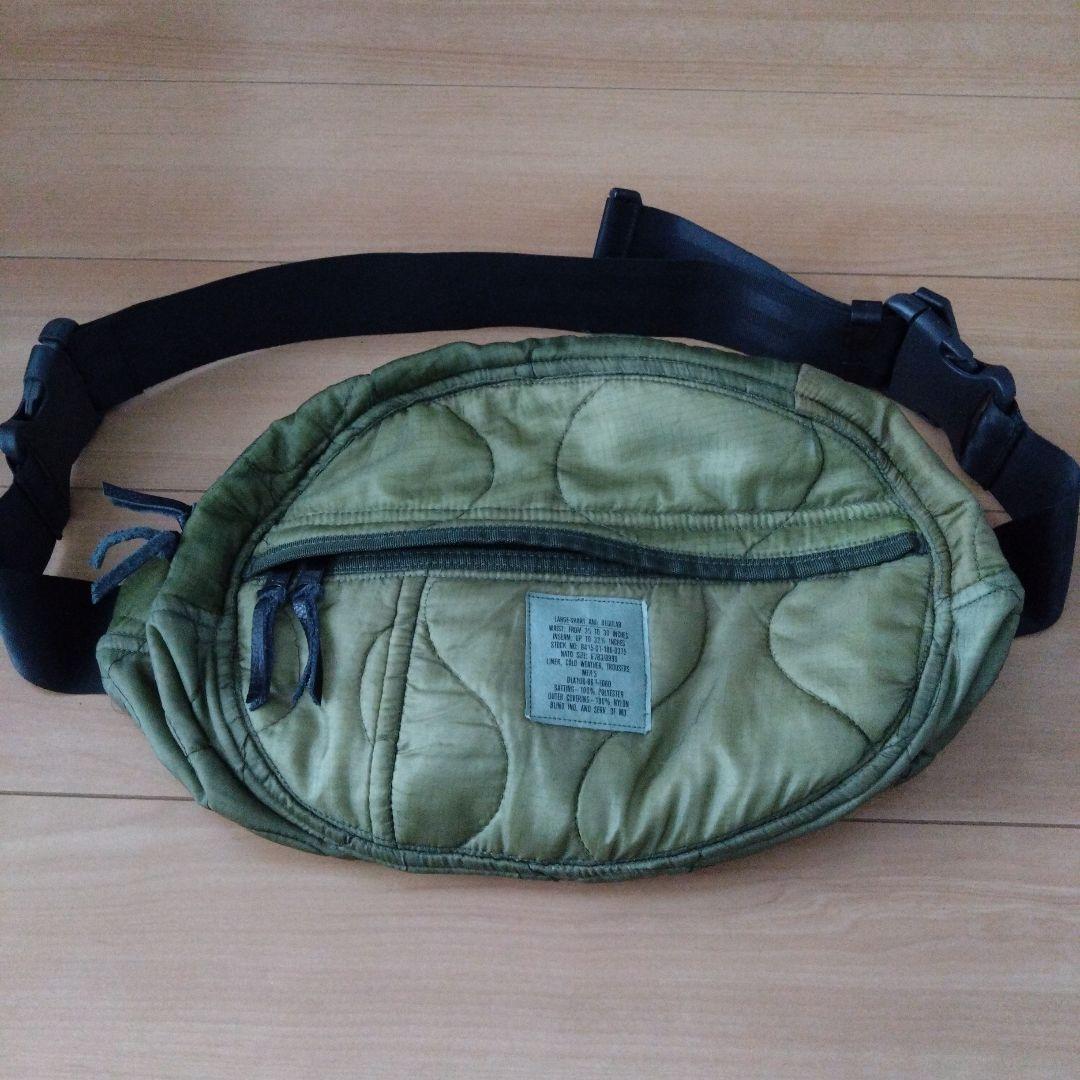 試着のみ キムタク同型同色 USカスタマイズ ファニーパック オリーブラベル