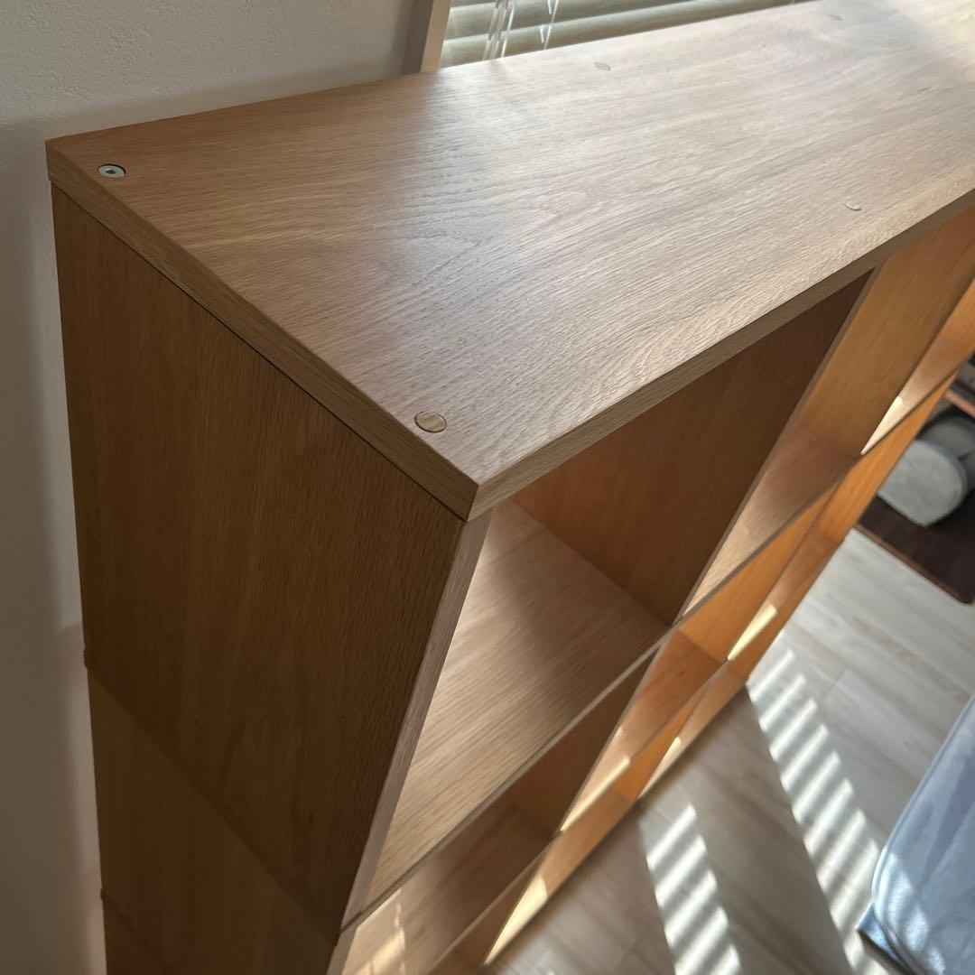 無印良品 スタッキングシェルフセット3段 幅122×奥行28.5×高さ121cm