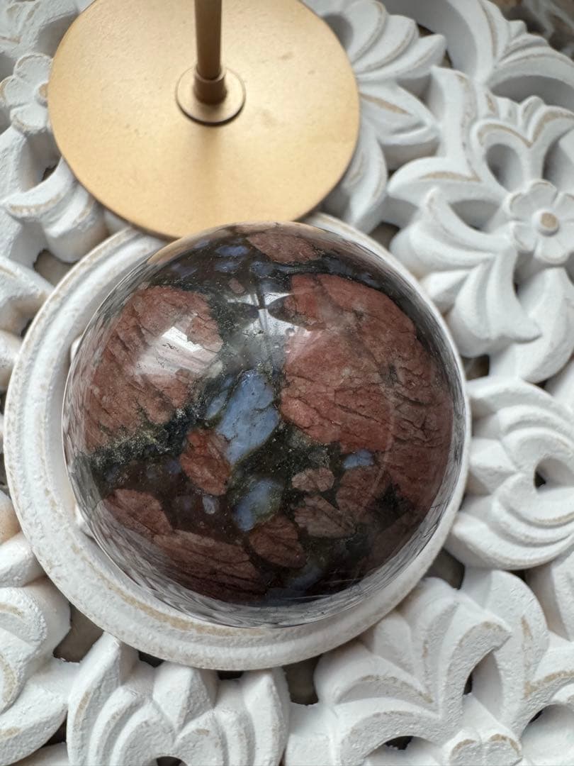 【たなな】ピンクオパール ロングイ ＆ケセラストーンスフィア