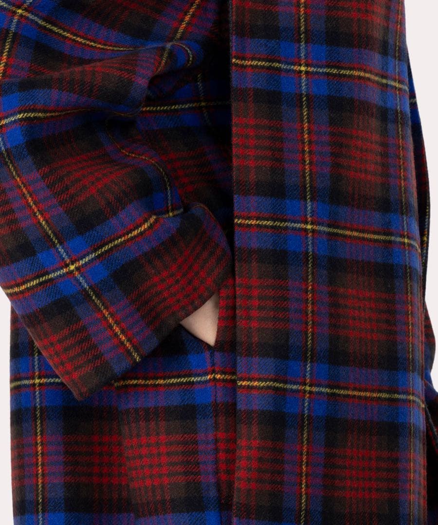 Vivienne Westwood TARTAN CHECKリバーマフラーコート