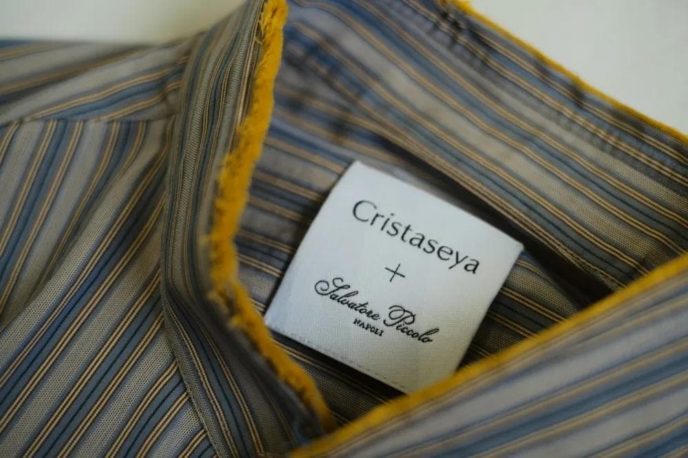 クリスタセヤ Cristaseya handmade mao shirt