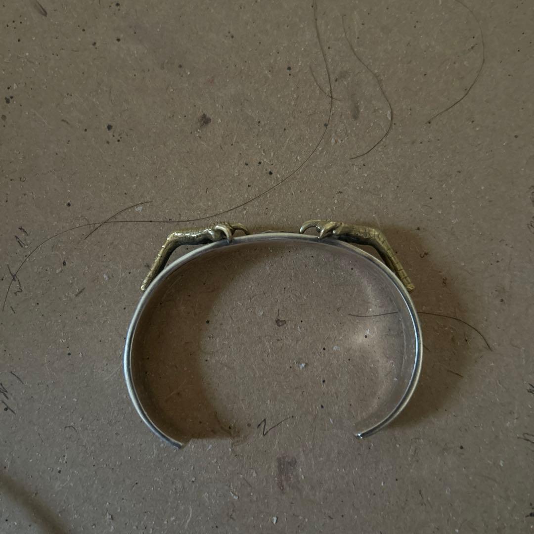 今週中のみ大幅値下げgoro'sゴローズ平打ちバングルM爪金オーダー品