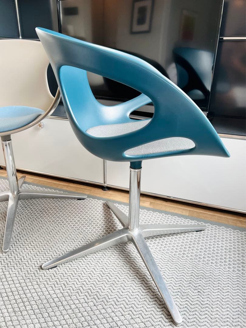 FRITZ HANSEN：RINリンチェア（ディープブルー・グレー）正規品・希少