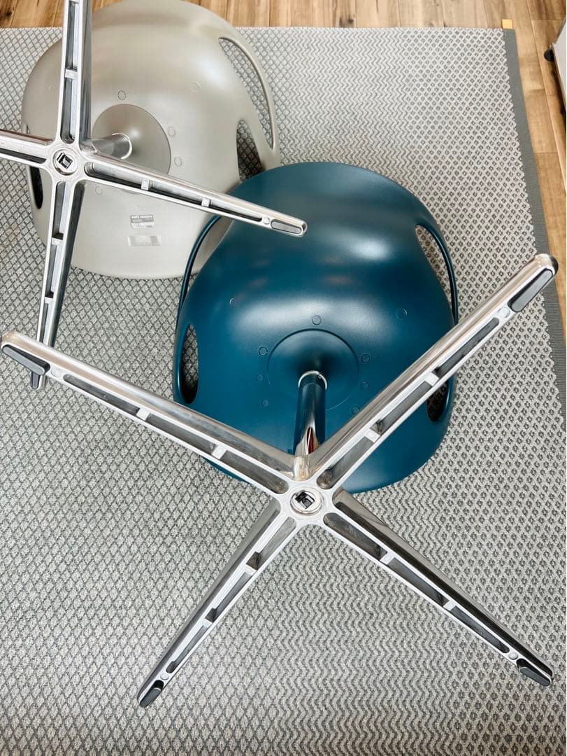 FRITZ HANSEN：RINリンチェア（ディープブルー・グレー）正規品・希少