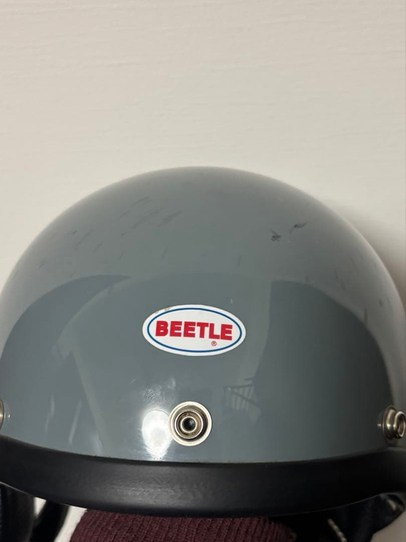 BEETLE 半帽ヘルメット グレー Shorty