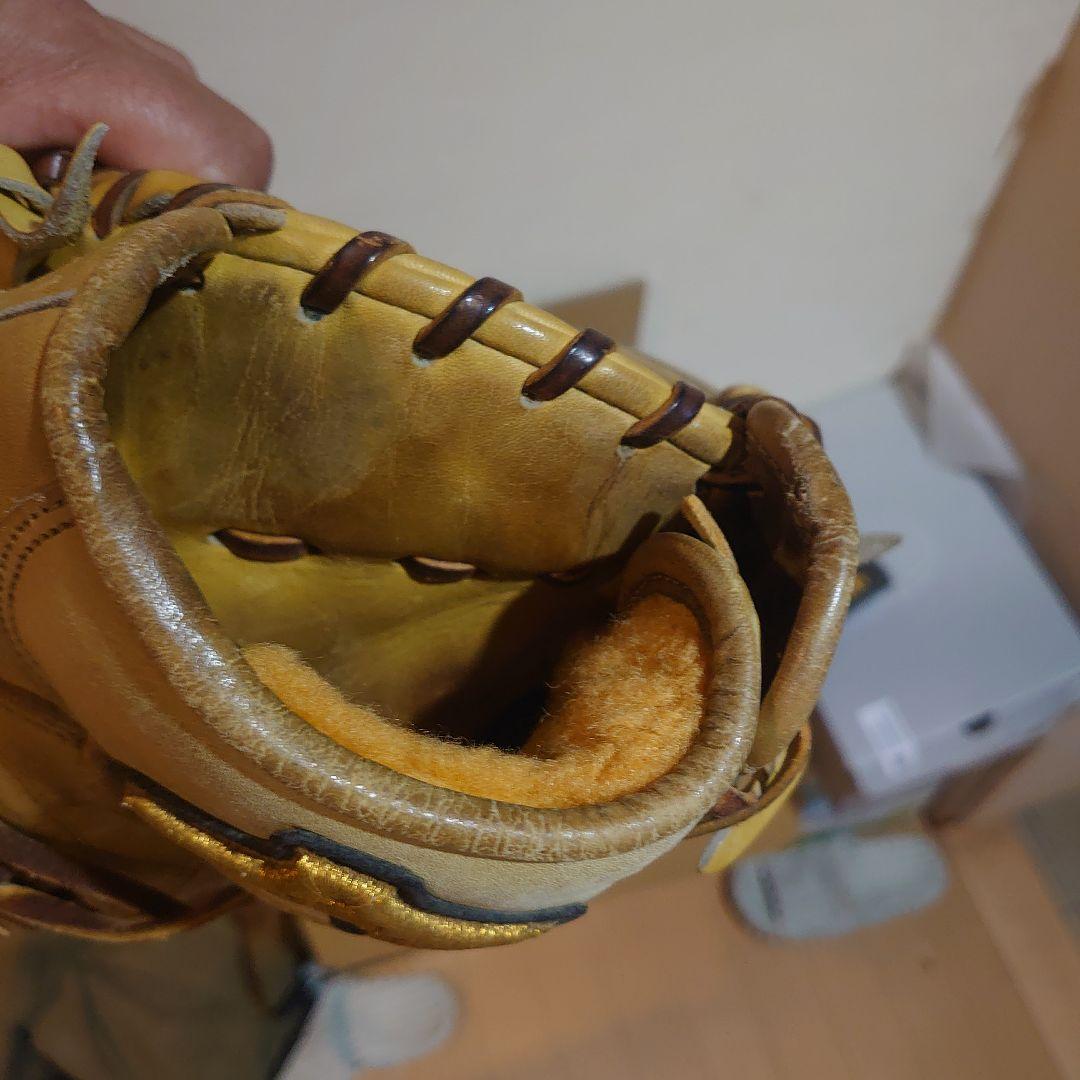 MizunoPro 硬式グローブ イエロー