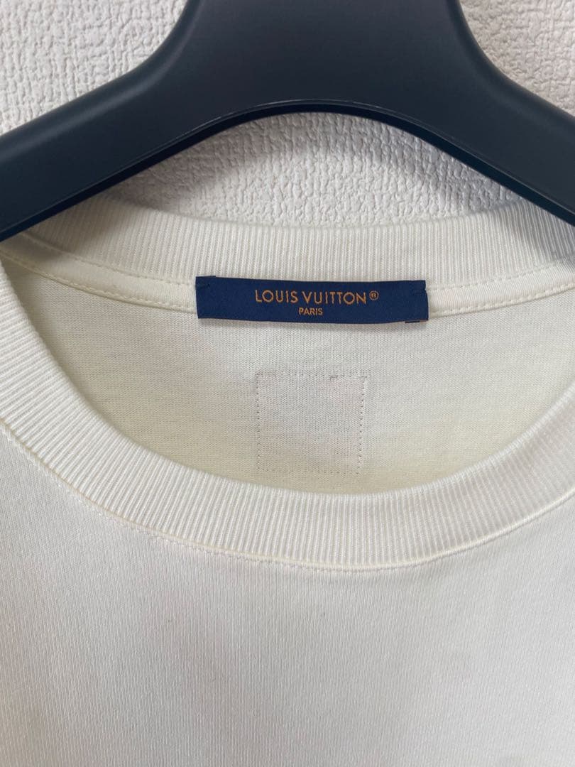 希少　即日発送　ルイヴィトン　ビーズ刺繍ロゴ　Tシャツ