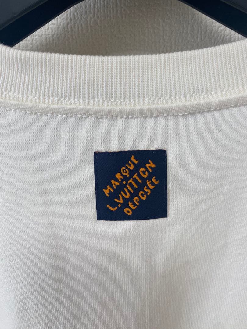 希少　即日発送　ルイヴィトン　ビーズ刺繍ロゴ　Tシャツ