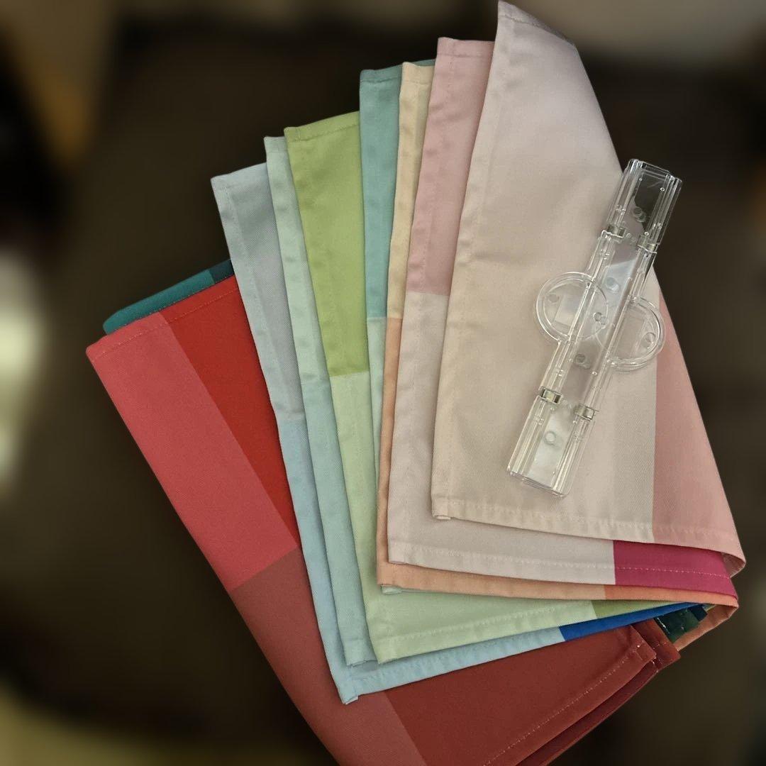 パーソナルカラー多色ドレープ