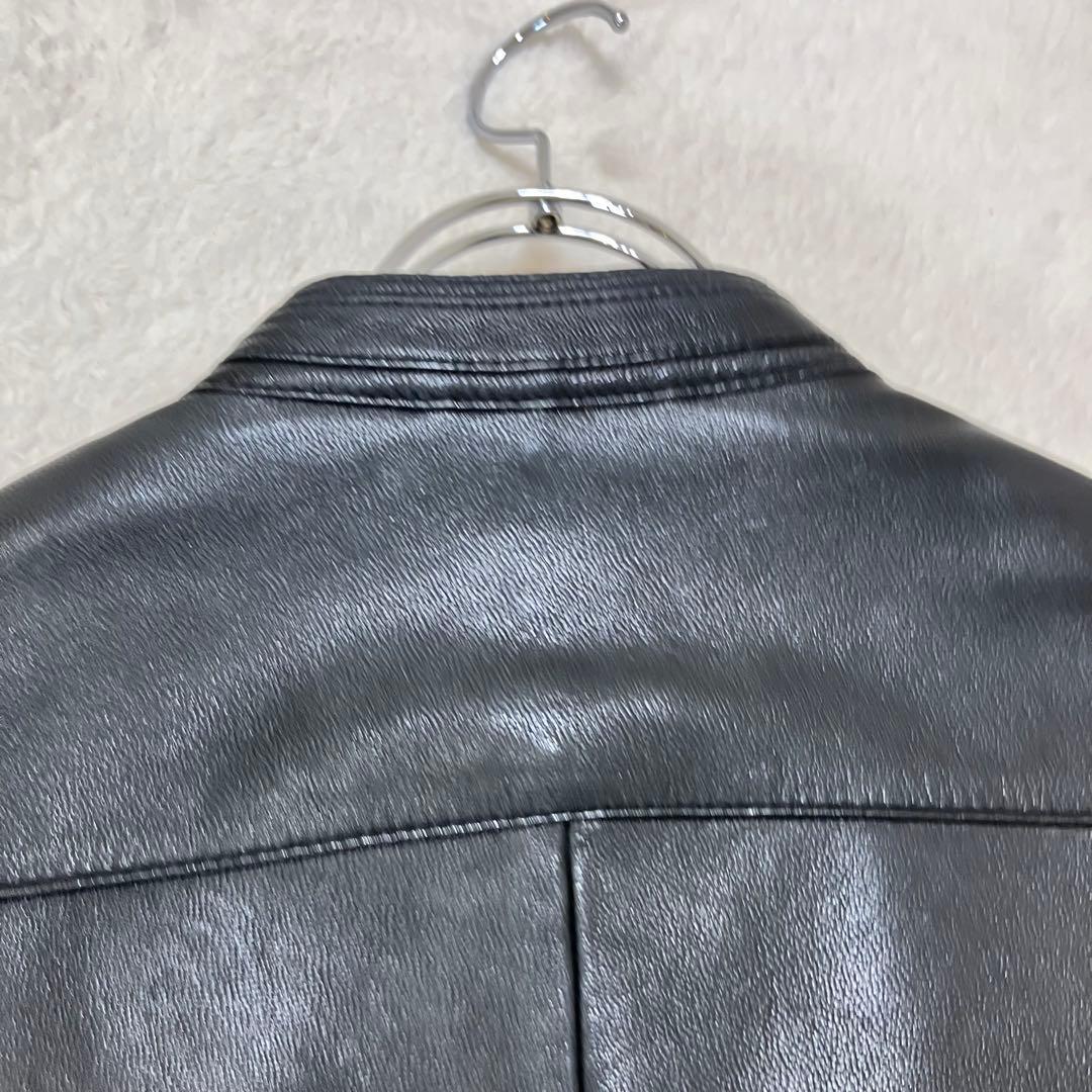 美品✨ユナイテッドアローズ やぎ革 ゴート レザージャケット 裏地キルティング