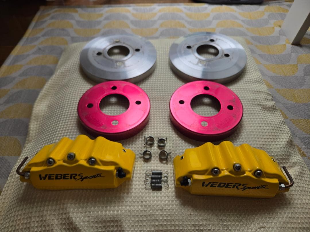 LA400K　コペン　キャリパー・ローターカバーセット