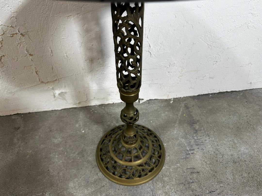 『イタリア製』 大理石テーブル サイドテーブル 花台 飾台 RWcen31