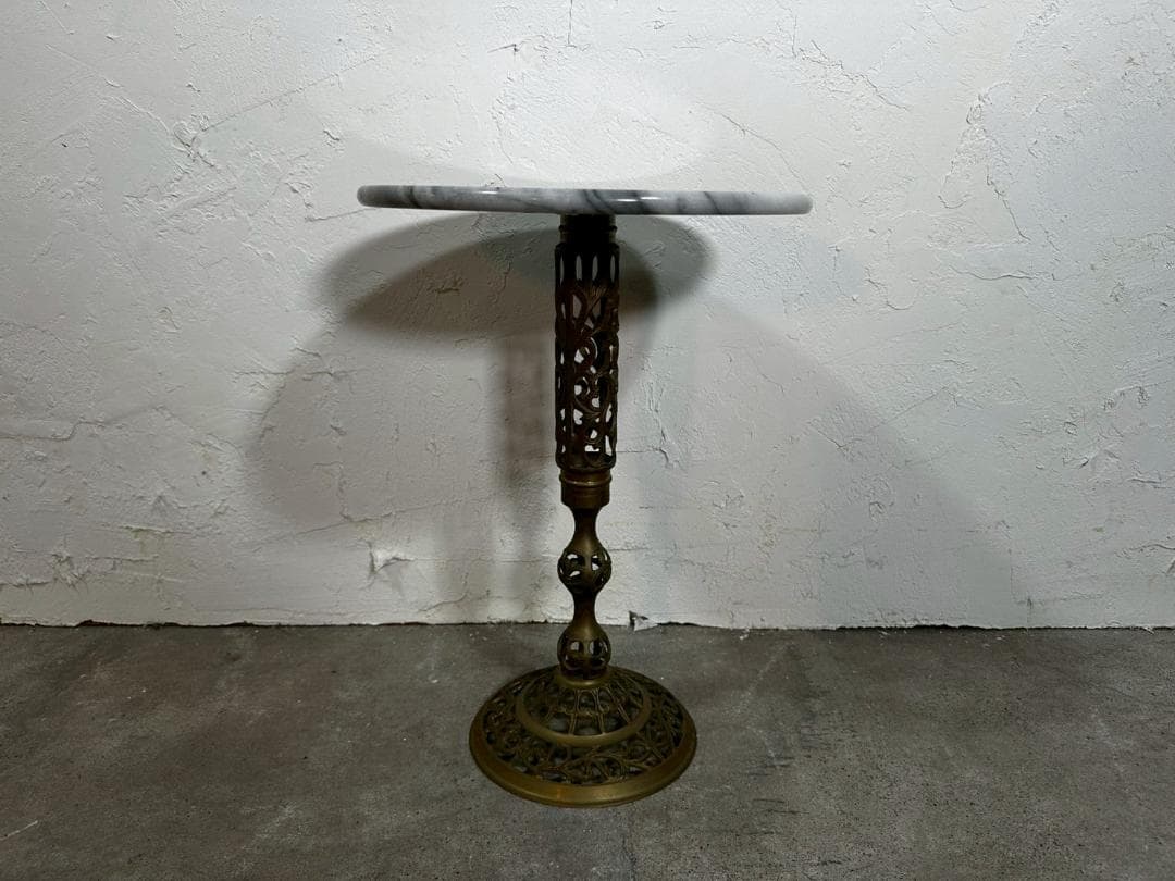 『イタリア製』 大理石テーブル サイドテーブル 花台 飾台 RWcen31