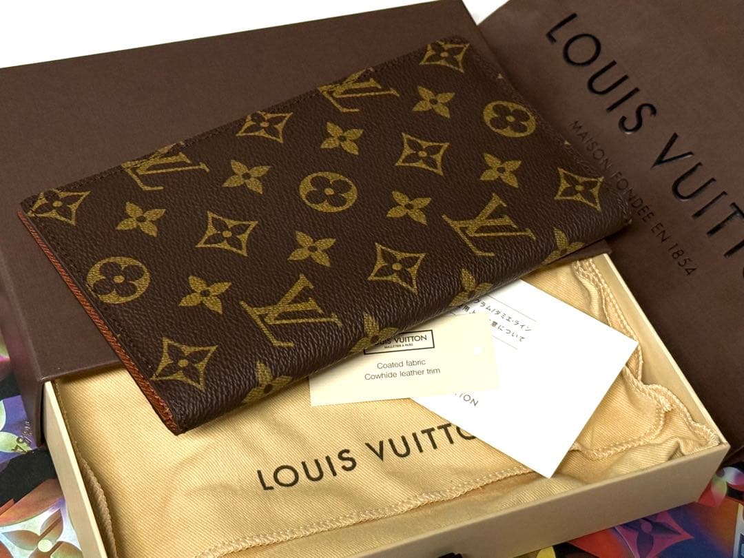 新品？ 超極美品！ルイヴィトン　カード入れ付き札入れ長財布