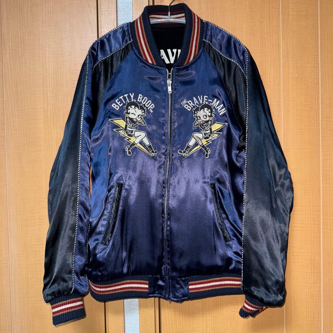 Bettyboop ベティ スカジャン リバーシブル