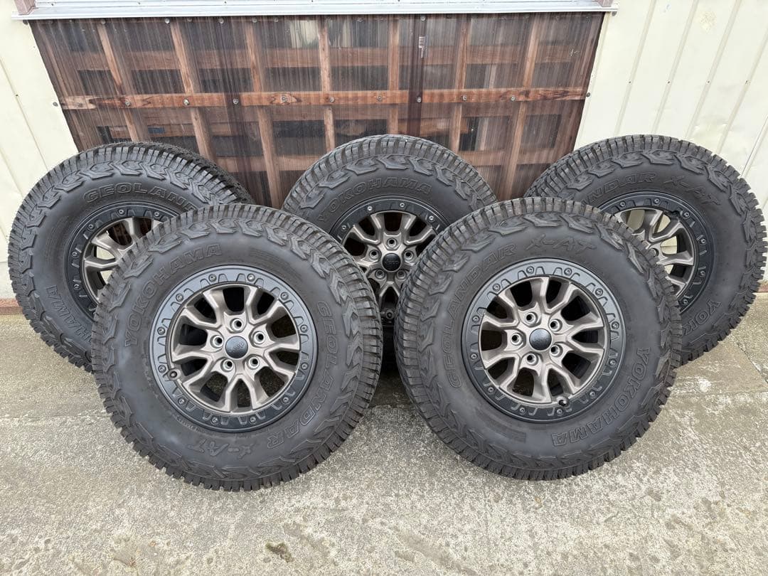 JEEP ラングラータイヤホイール５本セット純正392ホイールGEOLANDER