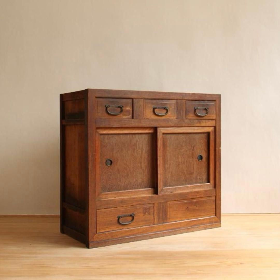 棚　木製　収納棚　食器棚　古道具　古家具　アンティーク　ヴィンテージ　レトロ