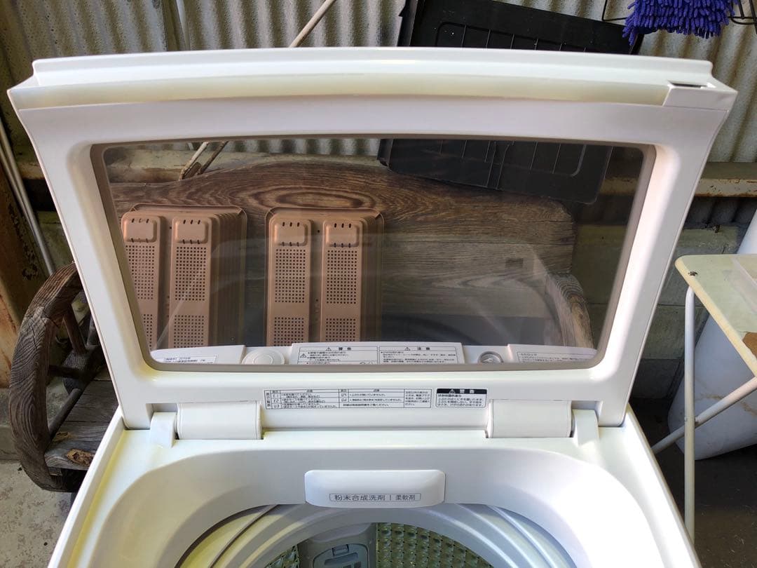 全国送料無料 AQUA 7kg 洗濯機 2019年製 AQW-GV7E7 家族