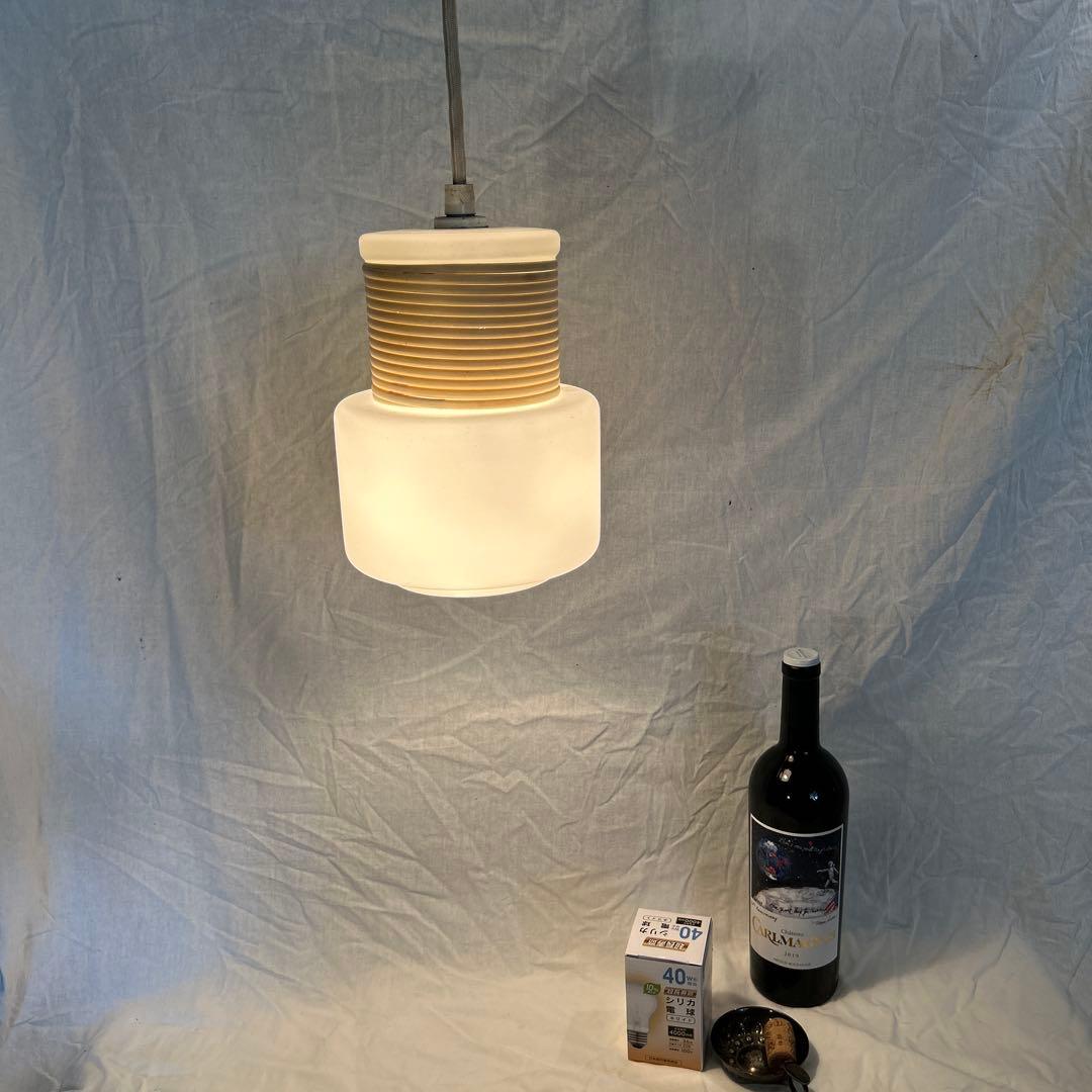70s80sヴィンテージランプ 北欧　ガラス　ミッドセンチュリー　ポストモダン