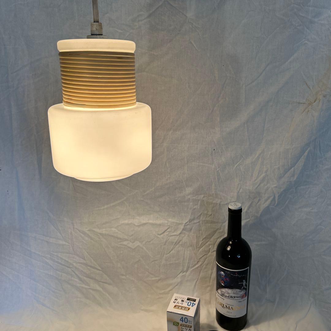 70s80sヴィンテージランプ 北欧　ガラス　ミッドセンチュリー　ポストモダン