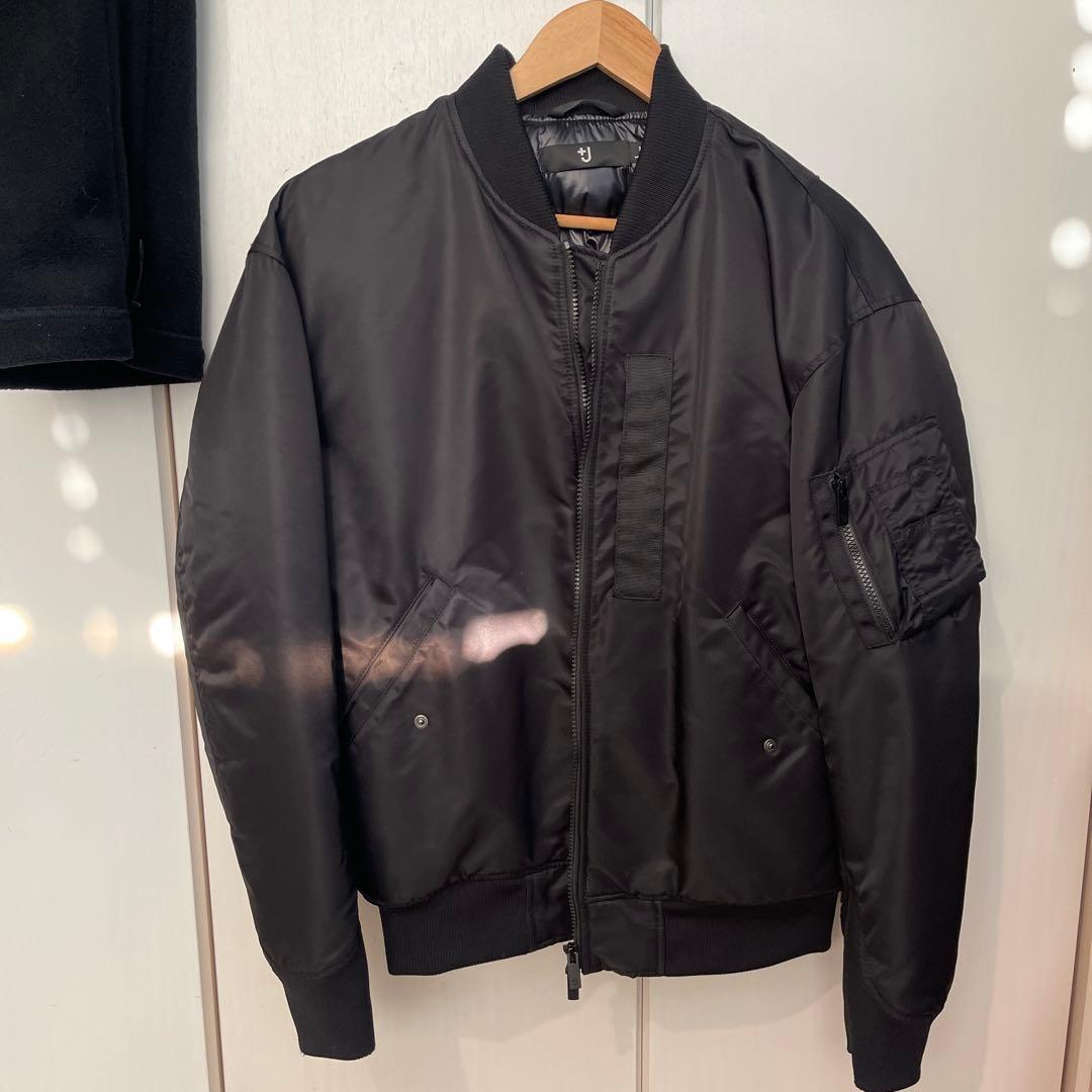 美品 +J ハイブリッドダウンオーバーサイズMA-1 ブルゾン M ユニクロ