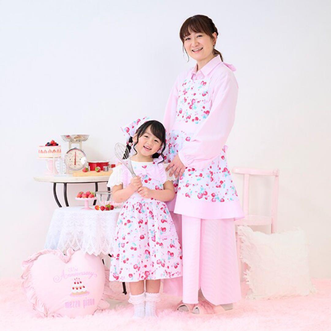 mezzo piano ⭐︎ 35th復刻イチゴ柄 レディースサイズ エプロン