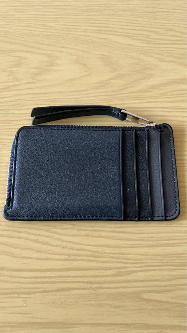 LOEWE ロエベ ケース カードケース ネイビー レザー