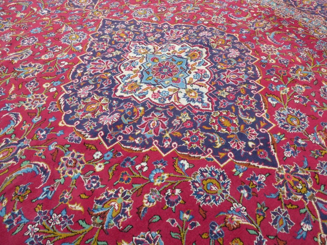 大判　ペルシャ絨毯　401×294cm　イラン産　手織り