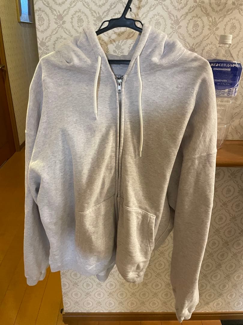 Cavempt グレー ジップアップパーカー