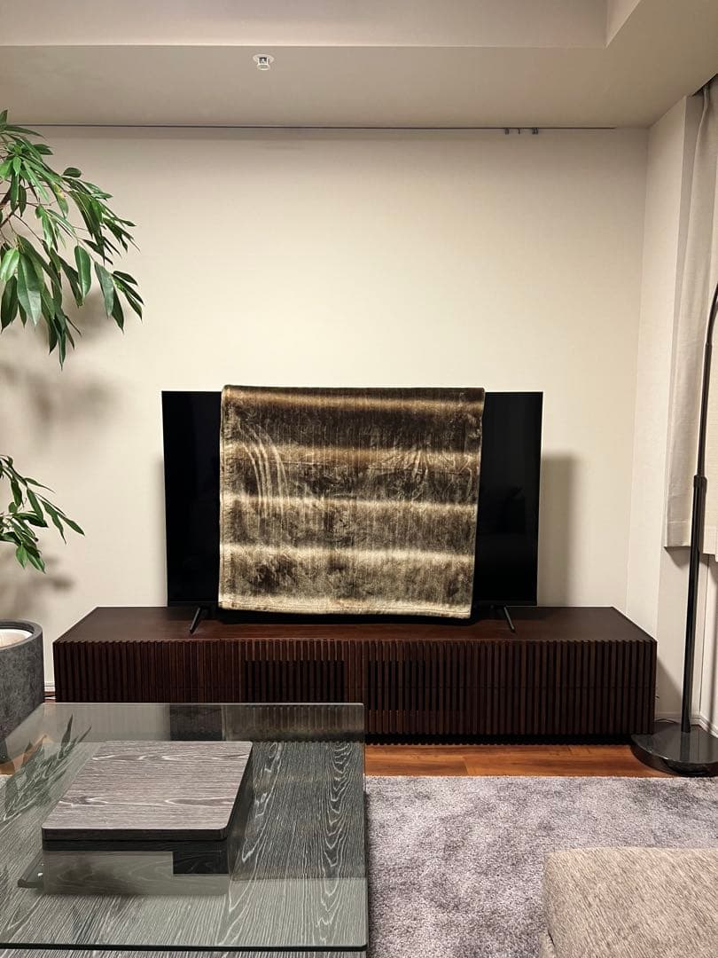 アルモニア LUSSY テレビボード　ブラウン 180cm