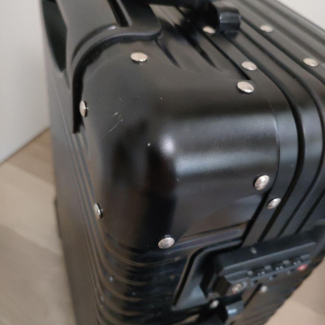 LANZZO ランツォ スーツケース 4輪 アルミ 機内 黒 TSA 33L